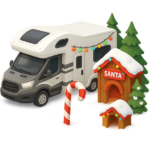 Meets and Rallies Motorhome at Santas Grotto